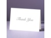 All In White - Thank You Card And Envelope