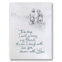 Childhood Friends in White - Invitation