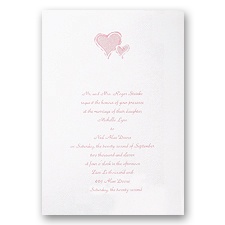 Stylized Perfection - Heart - Invitation