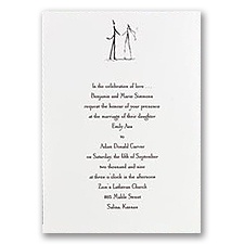 Contemporary Couple - Invitation