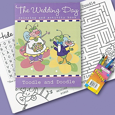 Wedding Day Activity Book and Crayons