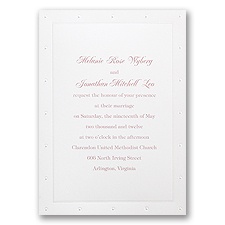 Classic Pearls Separate and Send Invitation