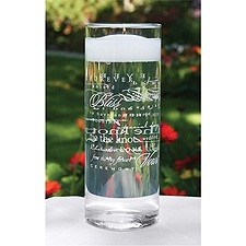Wedding Words Cylinder