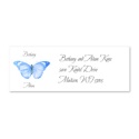 Butterfly in Blue - Print Your Own Mailing Label