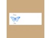 Butterfly in Blue - Print Your Own Mailing Label