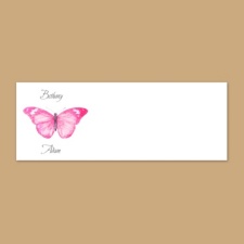Butterfly in Lipstick - Print Your Own Mailing Label