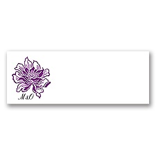 Flowers and Flourishes - Grapevine - Print Your Own Mailing Label