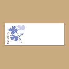 Floral Shadow - Hydrangea - Print Your Own Mailing Label