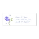 Watercolor Roses - Hydrangea - Print Your Own Mailing Label