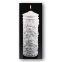 Sculpted Rose Unity Candle