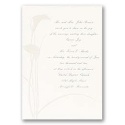 Calla Lily Flair - Invitation