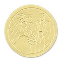 Gold Couple Round Seal