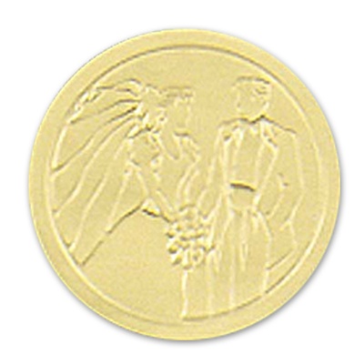 Gold Couple Round Seal