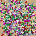Multicolor Hearts Confetti