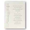 Christian Love - Silver Cross - Invitation