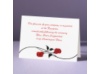 Red Roses - Reception Card