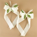 Ecru Pew Bows