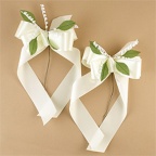 Ecru Pew Bows