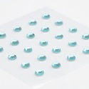Rhinestone Accents - Aqua