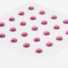 Rhinestones Stickers - Fuchsia