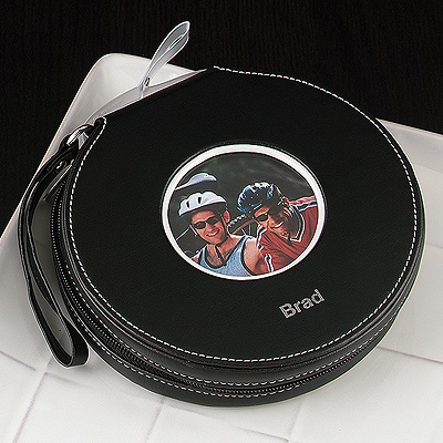 Black Leather CD Case