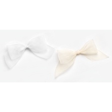 Stick-On Chiffon Bow