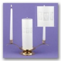 Heart and Dove Unity Candle Set