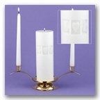 Heart and Dove Unity Candle