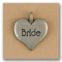 Pewter Heart Charms