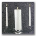 Double Heart Design Unity Candle