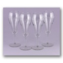 Tulip-Shaped Flutes - Bridal Party