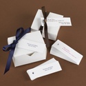 White Favor Cards