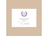 Floral Crest - Grapevine - Response Card and Envelope
