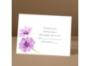 Watercolor Peony - Amethyst - Response Card and Envelope