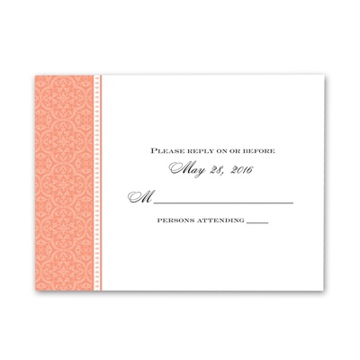 Sweet Sophistication - Tango - Response Card and Envelope
