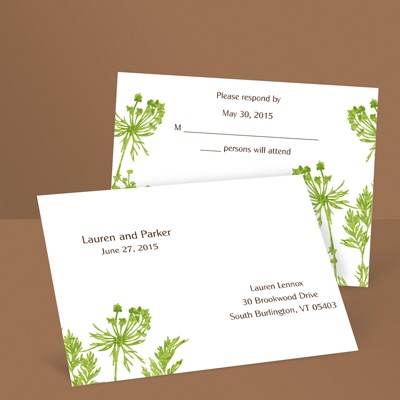 Growing Love - Grass - Response Postcard