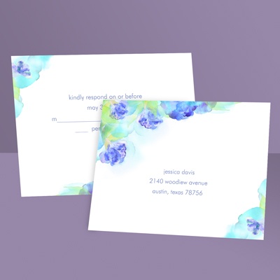 Beauty in Blue - Response Postcard