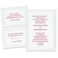 Fabbay Wedding Invitations Wraps Set Include Pre Folded Vellum