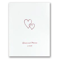 Contemporary Hearts - Invitation