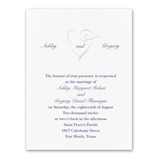 Elegant Heart - Invitation