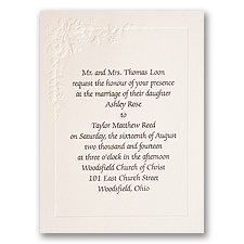 Flourishing Flowers - Invitation