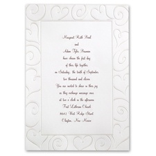 Loving Swirls - Invitation