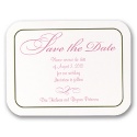 Simply Smooth Save the Date Postcard Olive