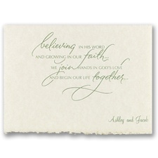A New Life Together - Invitation