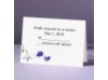 Rose Shine with Purple Foil Roses - Respond  Card and Envelope