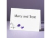 Rose Shine with Purple Foil Roses - Note Card and Envelope