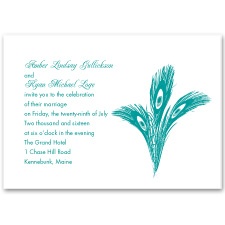 Pretty Plumes - Invitation