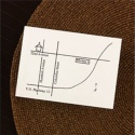 Ecru Map Cards