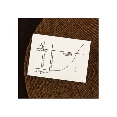 Ecru Map Cards