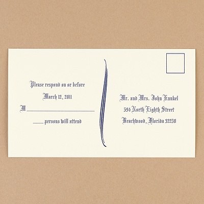 Ecru Respond Postcards